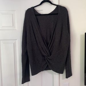 Aerie Twist-Back Sweater